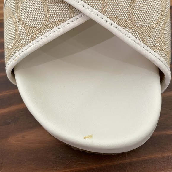 Coach Adora Sandals in Signature Jacquard Size 10B NEW - Picture 14 of 15